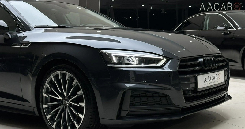 Audi A5 cena 122900 przebieg: 93543, rok produkcji 2018 z Kobyłka małe 781